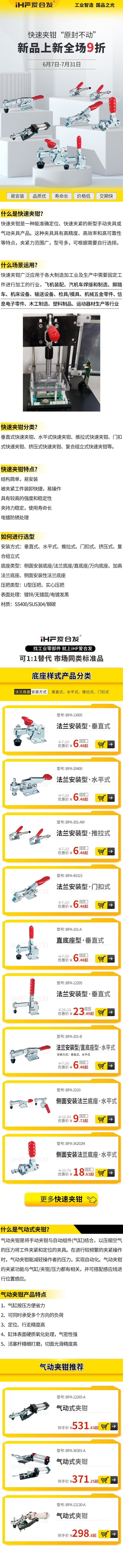 「產品上（shàng）新」愛（ài）合發快速夾鉗什麽場景應用？